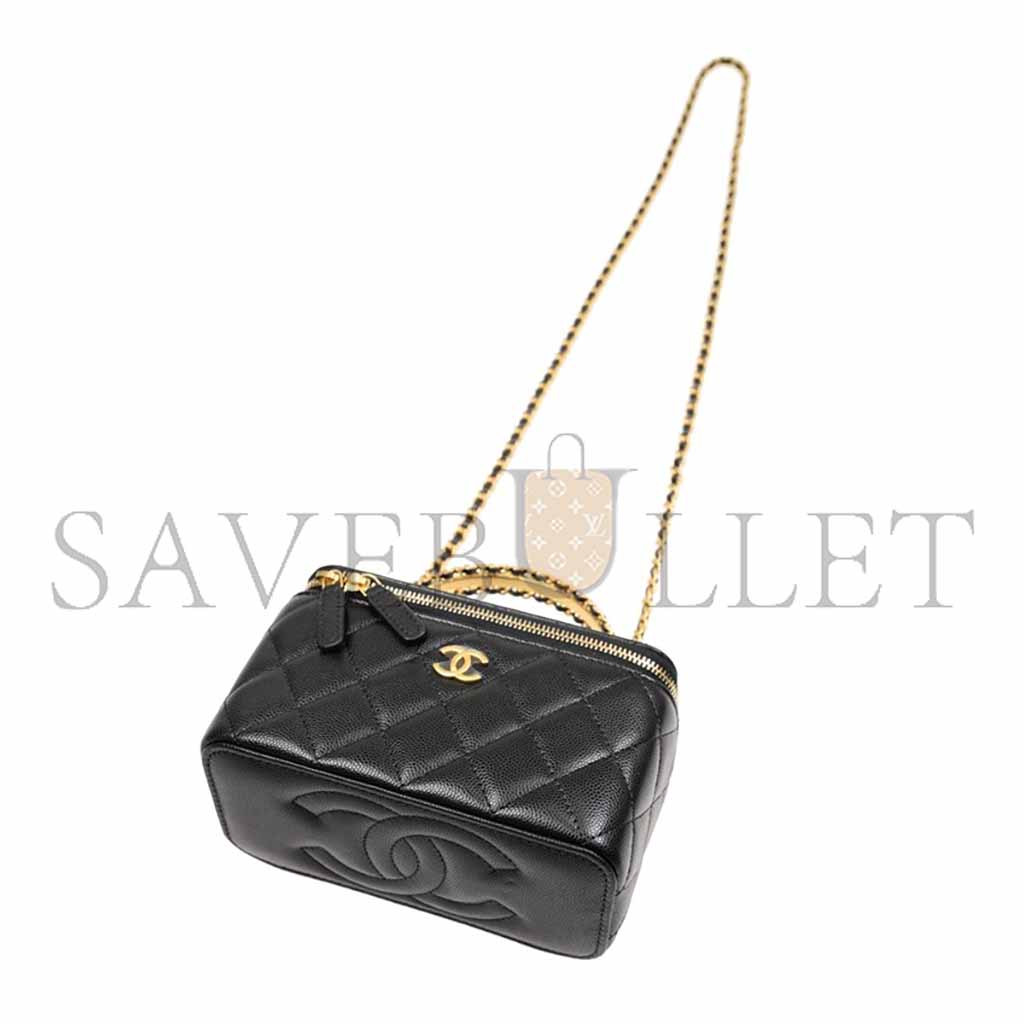 Ch*el woven hand-held woc box bag ap4064 (19*12*4cm)